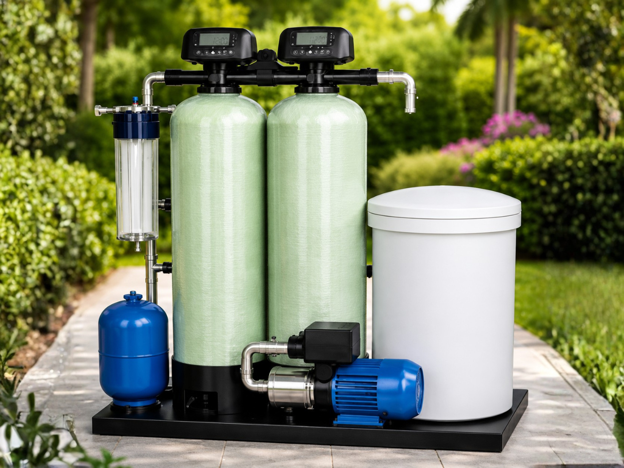 Duplex Ion-Exchange Softening Unit