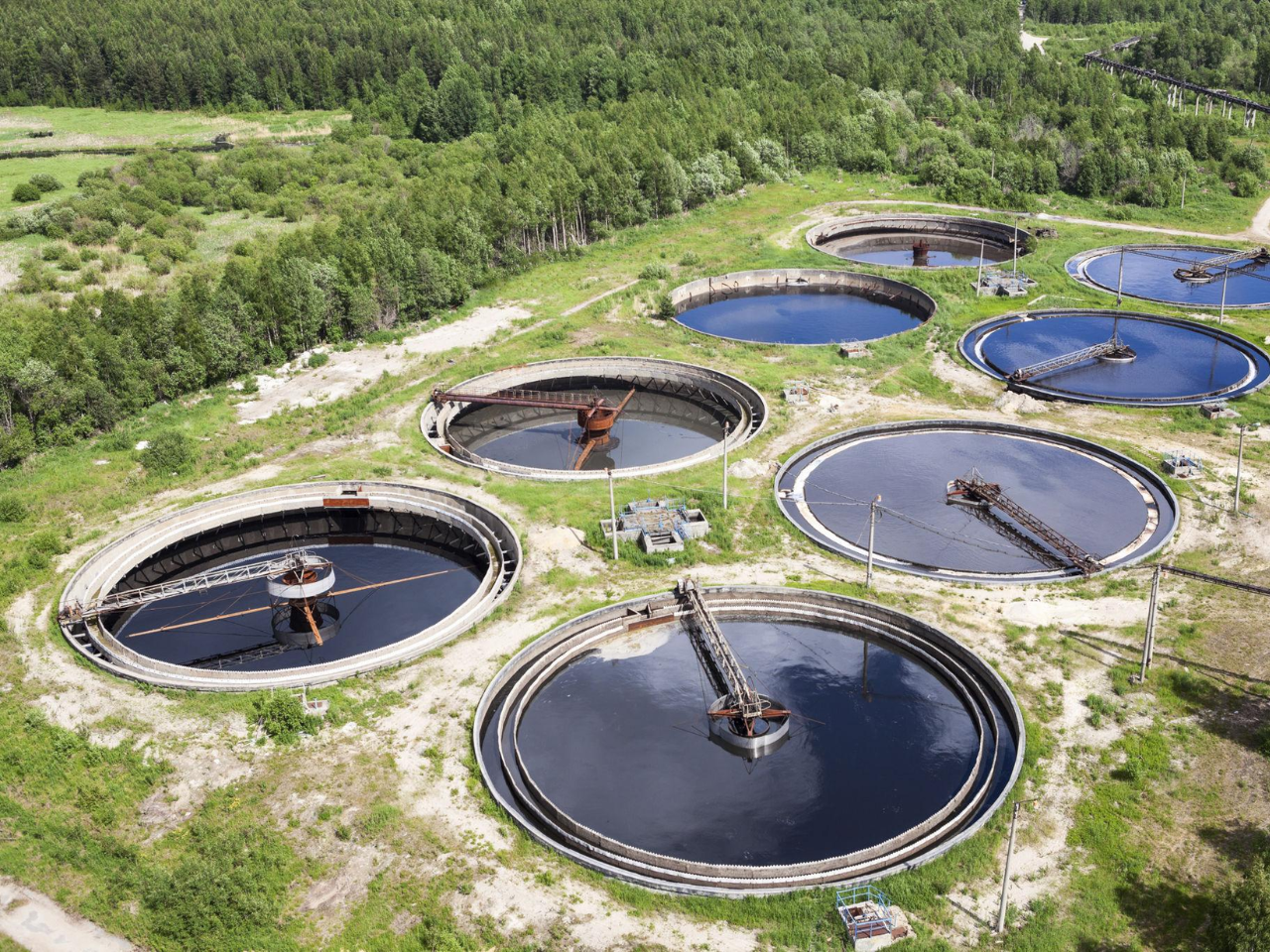 Industrial ETP Clarifier Tanks
