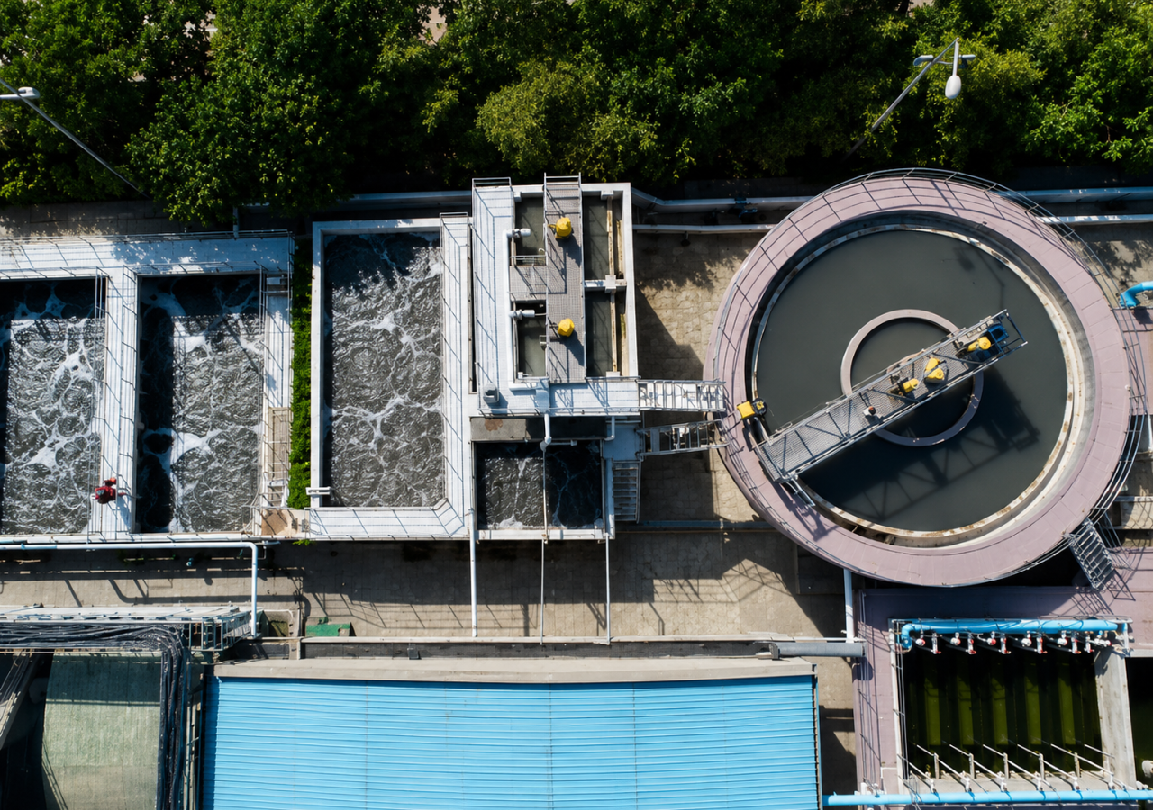 Effluent Treatment Plant installation for industrial site