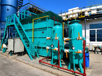 Industrial Multi-stage filtration tank configuration